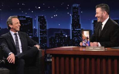 Seth Meyers speaks out on Jimmy Kimmel ban after receiving threat