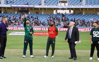 Bangladesh opt to bowl first after winning toss against Pakistan