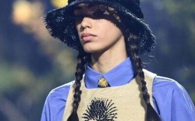 Dior says it with wildflowers and Greta Thunberg plaits