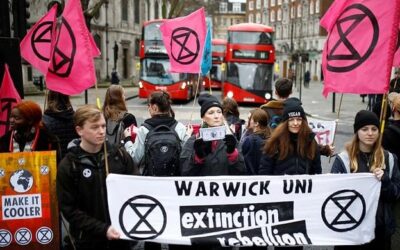 Extinction Rebellion protests hit London Fashion Week