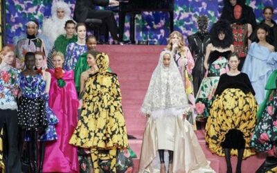 British designer Richard Quinn dazzles London fashion week