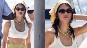 Kendall Jenner sets pulses racing with latest photoshoot on a yacht