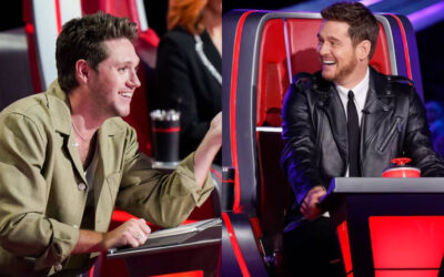 Niall Horan does the viral TikTok challenge with Michael Buble