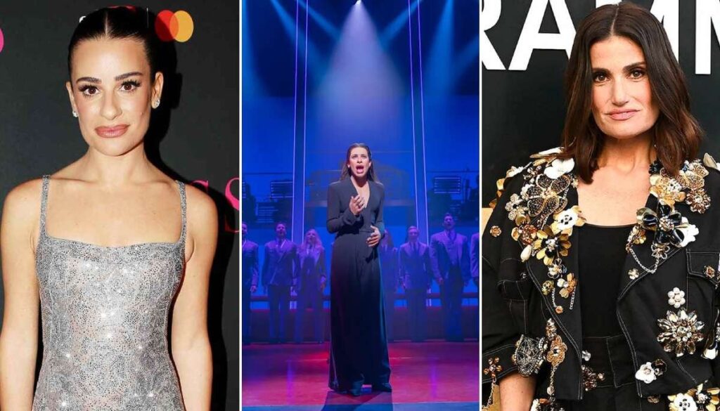 Lea Michele credits Idina Menzel for inspiring her Broadway return