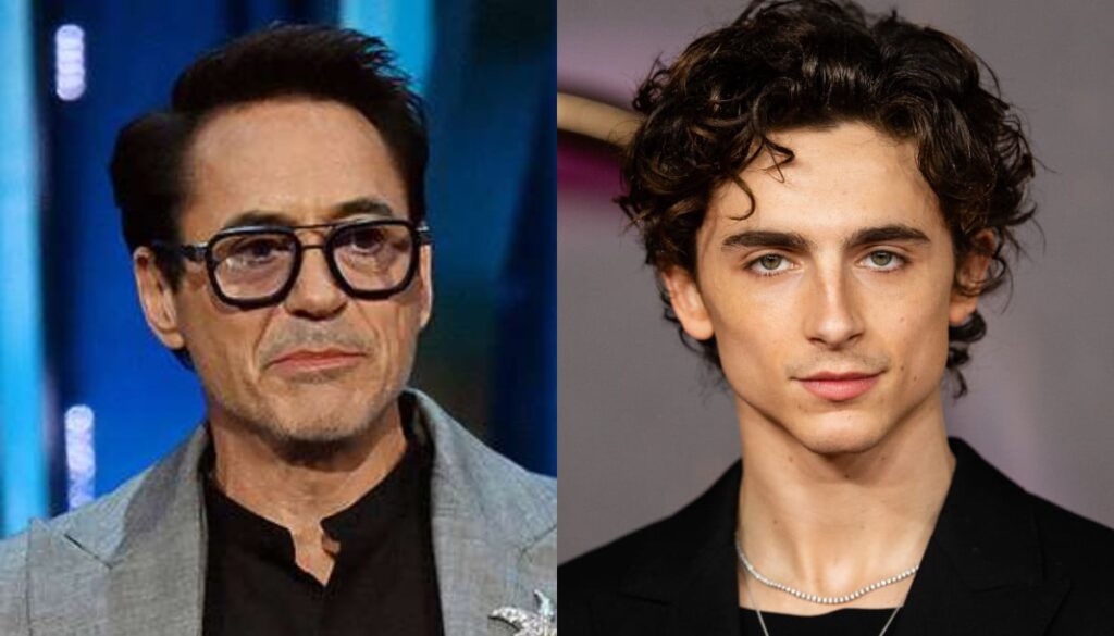 What Robert Downey Jr. and Timothee Chalamet really think